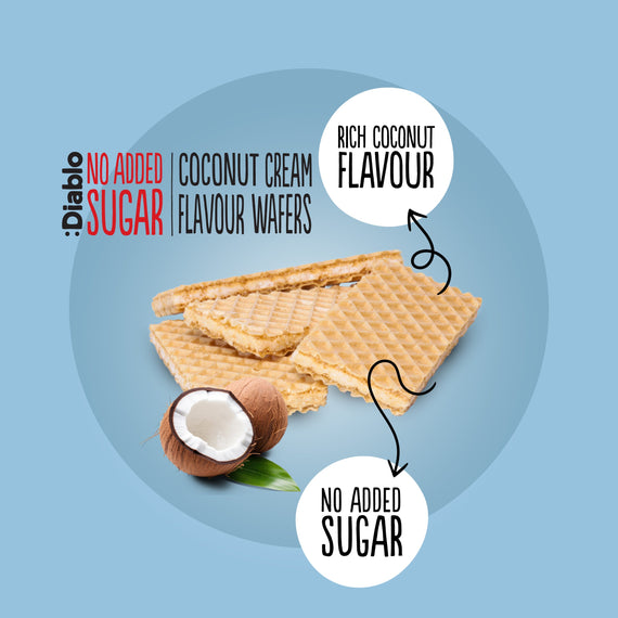 No Added Sugar Coconut Cream Flavoured Wafer (150g)