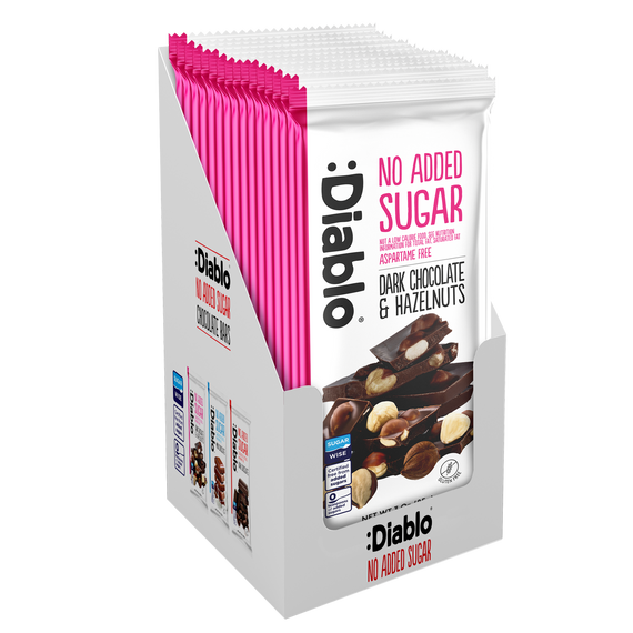 No Added Sugar Dark Chocolate with Hazelnuts Maltitol  (85g)