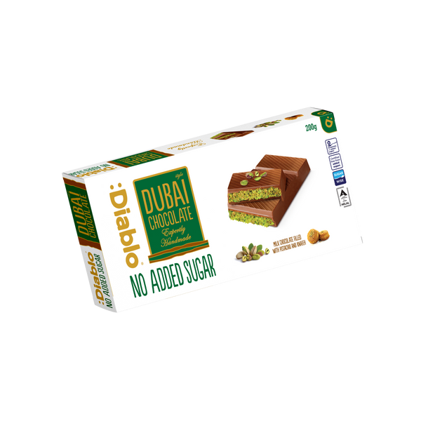 No Added Sugar Dubai Chocolate 200g - LIMITED EDITION -