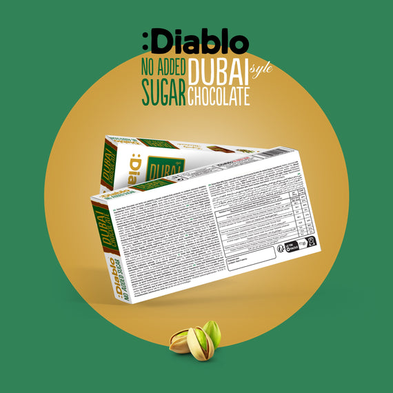 No Added Sugar Dubai Chocolate 200g - LIMITED EDITION -