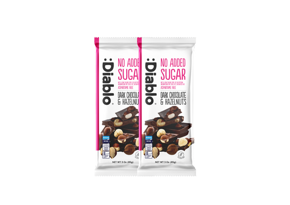 No Added Sugar Dark Chocolate with Hazelnuts Maltitol  (85g)