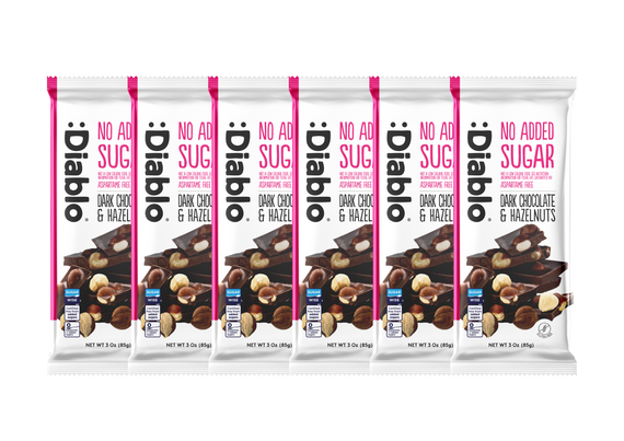 No Added Sugar Dark Chocolate with Hazelnuts Maltitol  (85g)