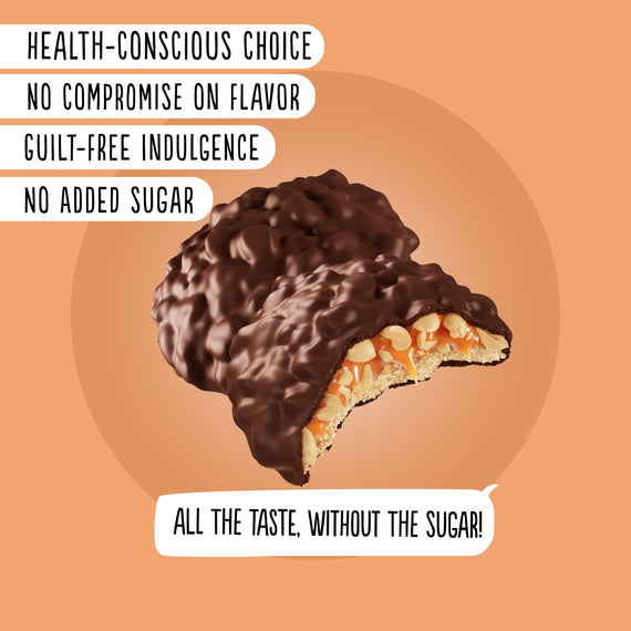 Caramel & Peanut Cookies coated with Milk Chocolate(100g)