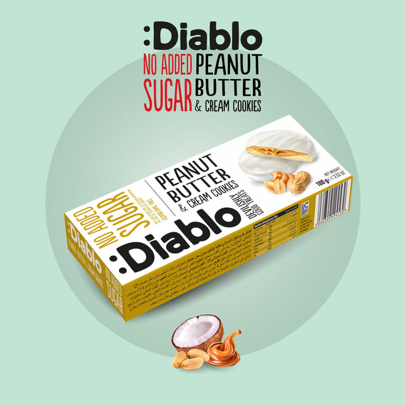 No Added Sugar Peanut Butter and Cream Cookies (100g)