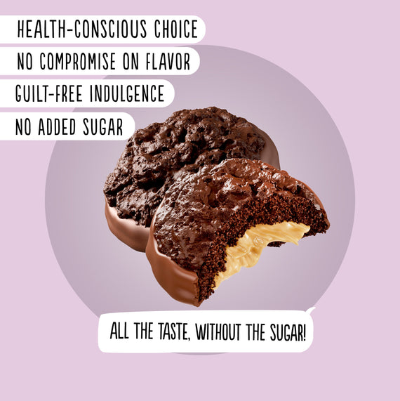 Cocoa Cookies with Peanut Filling and Half Coated Milk Chocolate (110g)