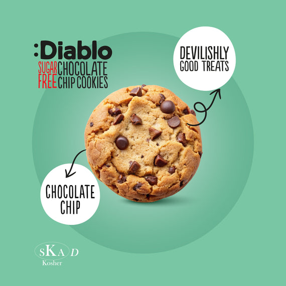 Sugar Free Chocolate Chip Cookies (130g)