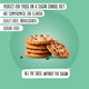 Sugar Free Chocolate Chip Cookies (130g)