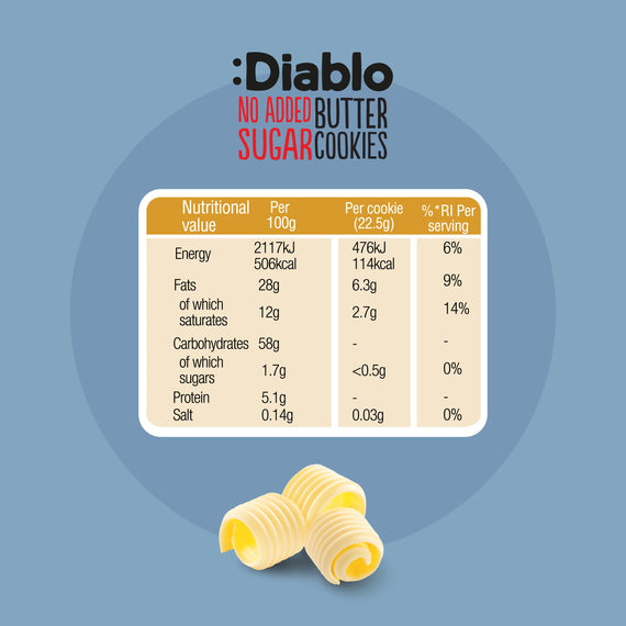No Added Sugar Butter Cookies (135g)