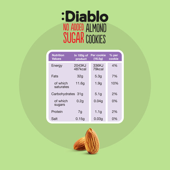 No Added Sugar Almond Cookies (145g)