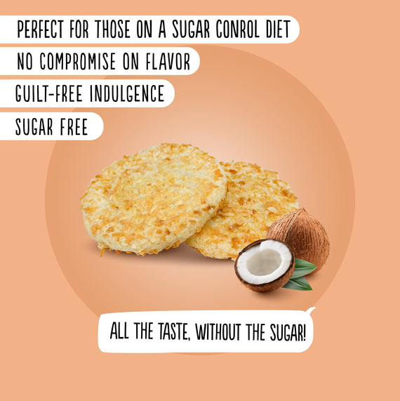 Sugar Free Coconut Cookies (150g)