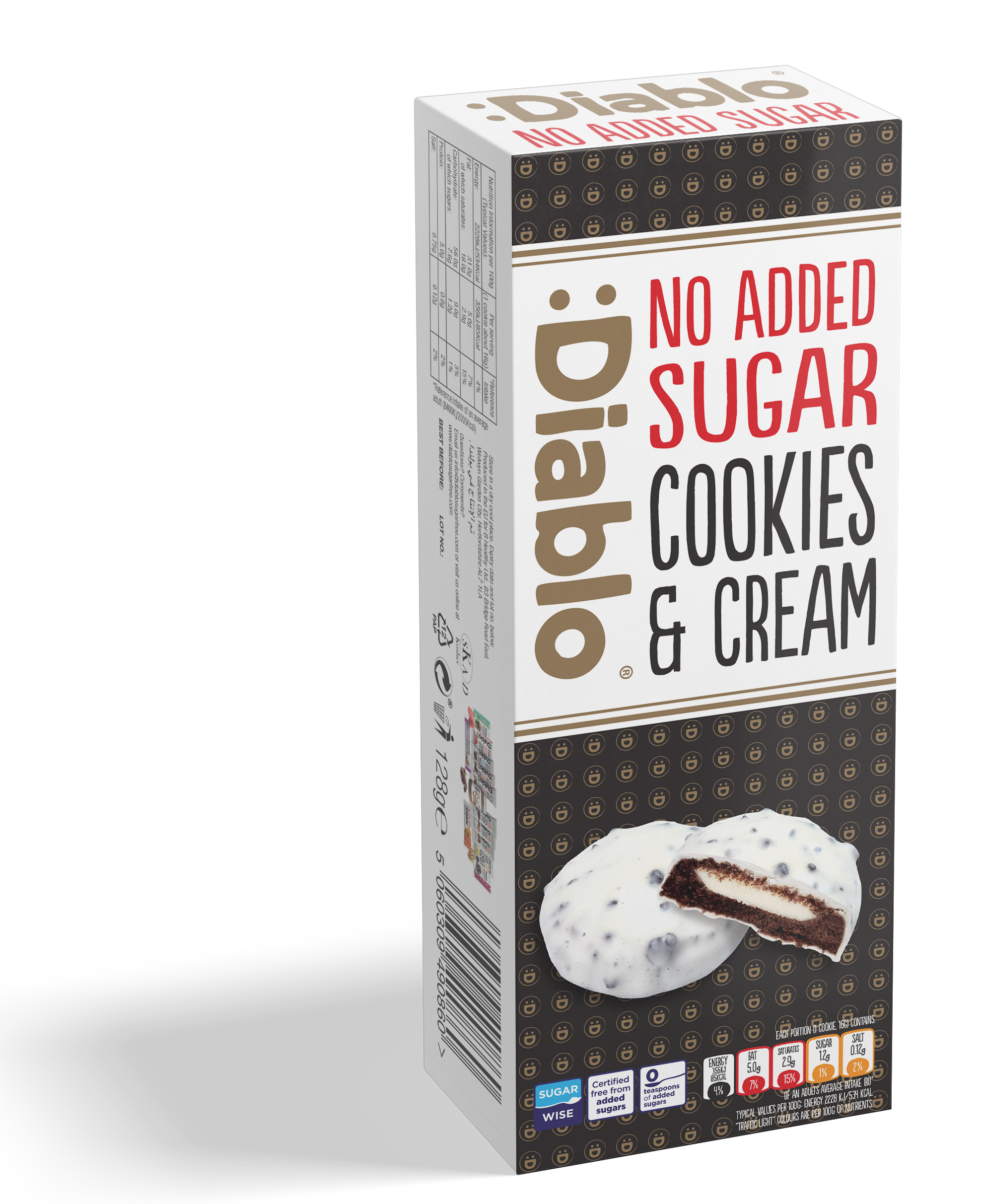 White Chocolate Cookies & Cream (128g)