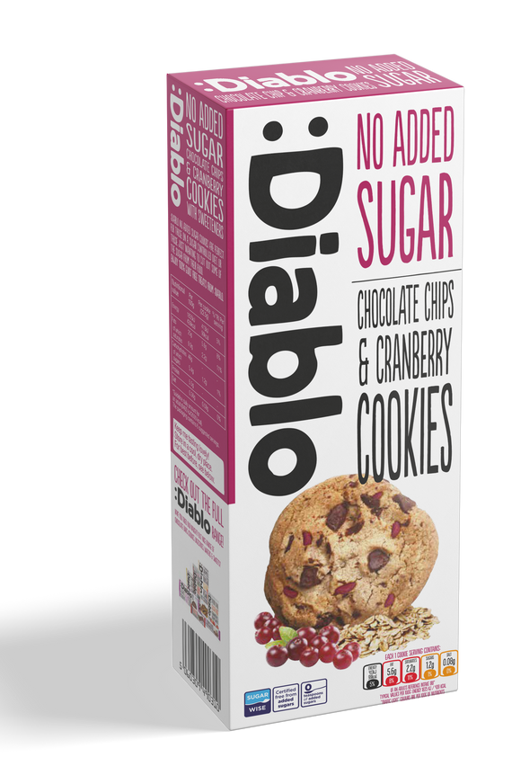 No Added Sugar Chocolate Chip & Cranberry Cookies (135g)