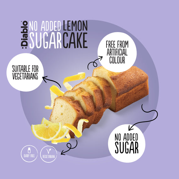No Added Sugar Lemon Cake (200g)