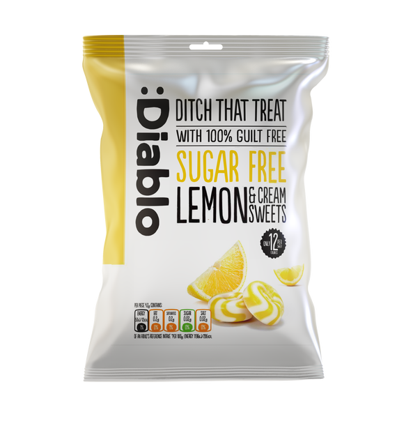 Sugar Free Lemon and Cream Sweets (75g)