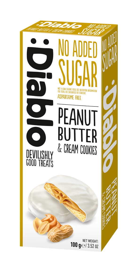 No Added Sugar Peanut Butter and Cream Cookies (100g)