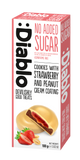 No Added Sugar Cookies with Strawberry and Peanut Cream Coating (100g)