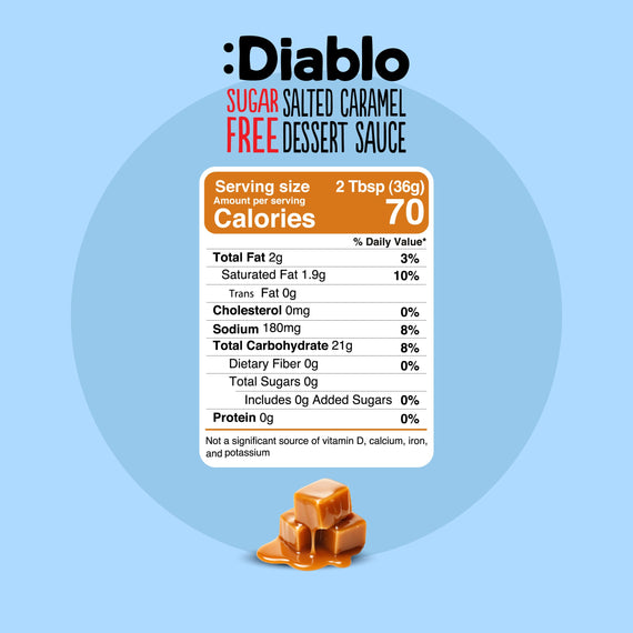 No Added Sugar Salted Caramel Dessert Topping (360g)