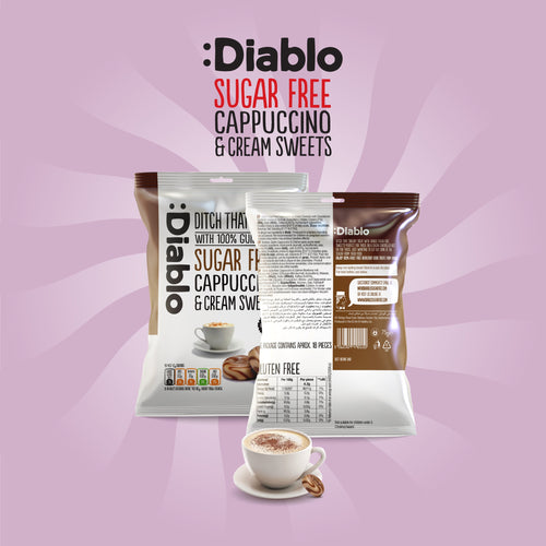 Sugar Free Cappuccino and Cream Sweets (75g)