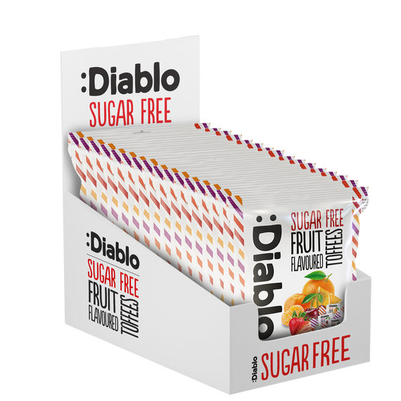 Sugar Free Fruit Flavoured Toffee Sweets (75g)
