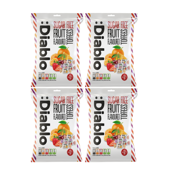 Sugar Free Fruit Flavoured Toffee Sweets (75g)