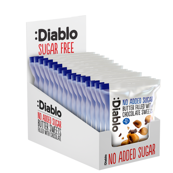 No Added Sugar Butter Filled with Chocolate Sweets (75g)