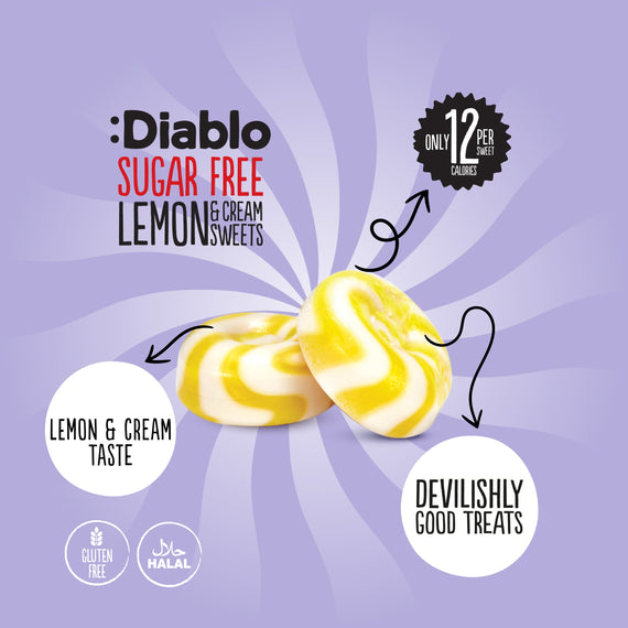 Sugar Free Lemon and Cream Sweets (75g)