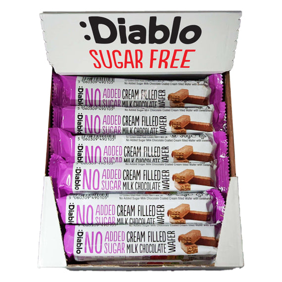 No Added Sugar Cream Filled Chocolate Coated Wafer (30g)