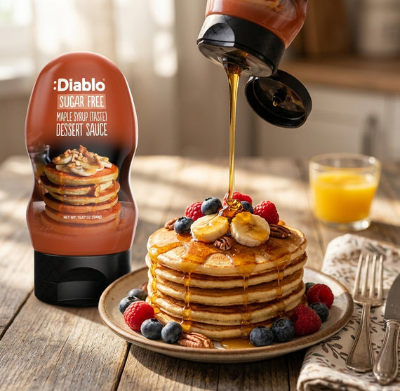 No Added Sugar Maple Syrup Dessert Topping (390g)