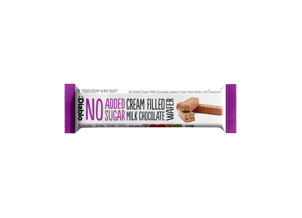 No Added Sugar Cream Filled Chocolate Coated Wafer (30g)